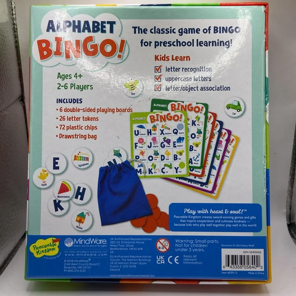 EUC -Alphabet Bingo